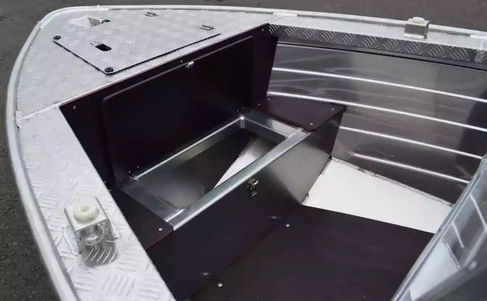 Алюминиевая лодка Wyatboat-390 DCM Увеличенный борт в Батайске