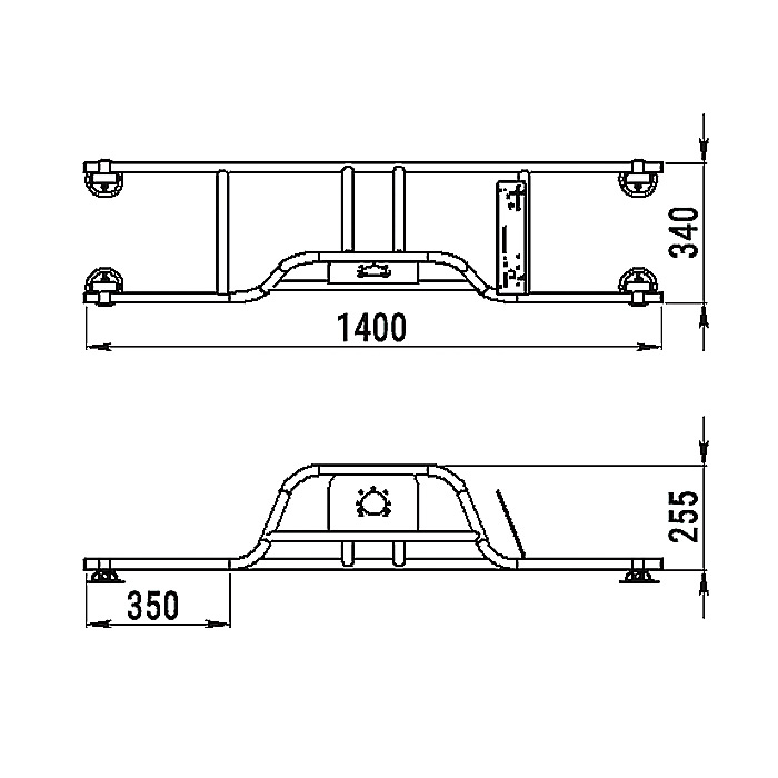 Стойка рулевая с бортовым креплением малая в Батайске