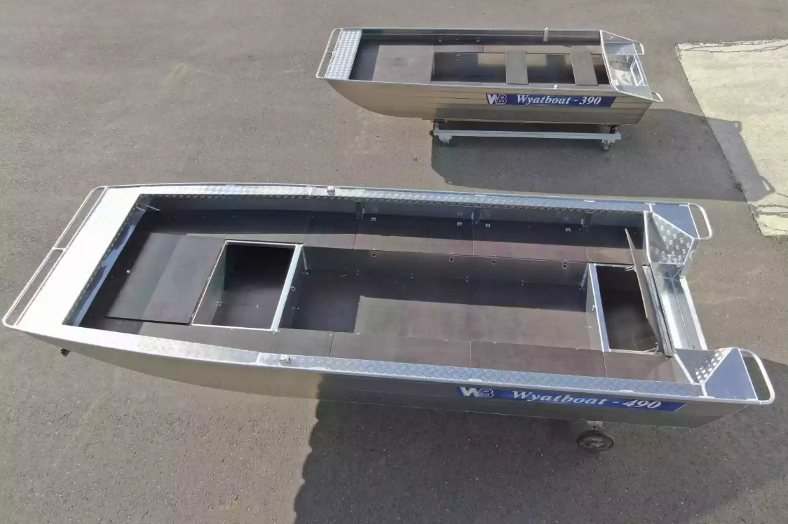 Алюминиевая лодка Wyatboat-490 Jonboat в Батайске