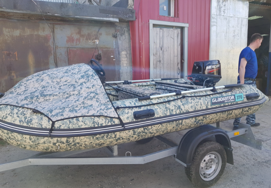 НАДУВНАЯ ЛОДКА GLADIATOR C370AL в Батайске