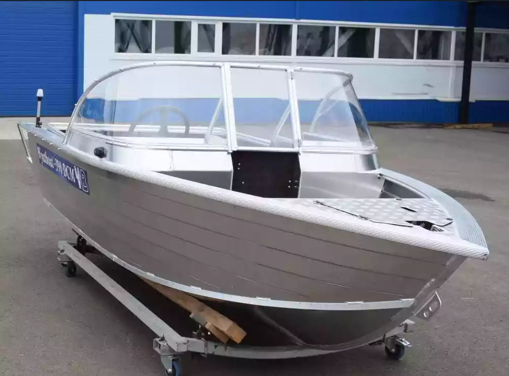 Алюминиевая лодка Wyatboat-390 DCM Увеличенный борт в Батайске