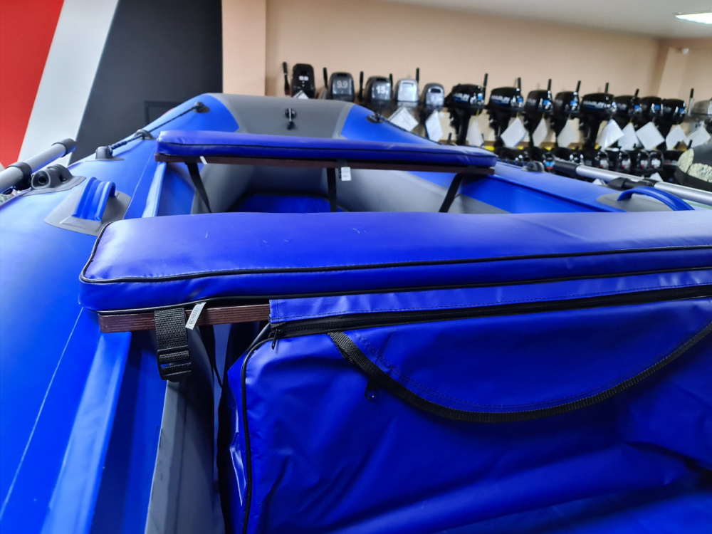 КОМПЛЕКТ МЯГКИХ НАКЛАДОК С СУМКОЙ ДЛЯ ЛОДОК 90Х20 СИНИЙ в Батайске