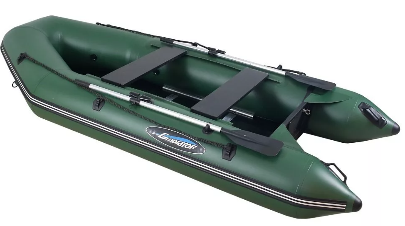 МОТОРНО-ГРЕБНАЯ ЛОДКА ПВХ GLADIATOR A 320 ТК С ФАНЕРНЫМ ПОЛОМ в Батайске