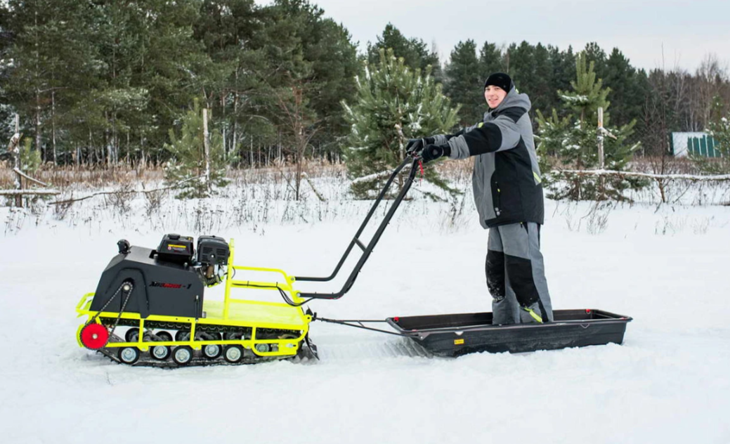 Мотобуксировщик Бурлак ХОЗЯИН-1 (капот ткань) в Батайске