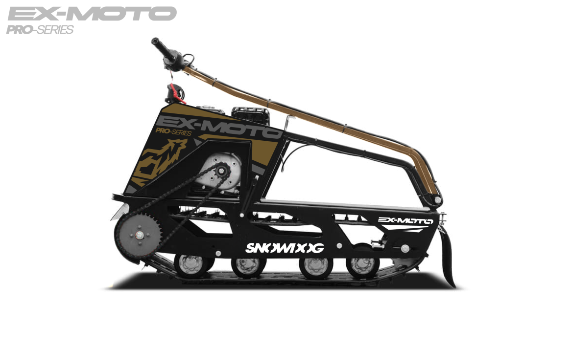 Мотобуксировщик EX-MOTO SNOWDOG S380 8л.с. в Батайске