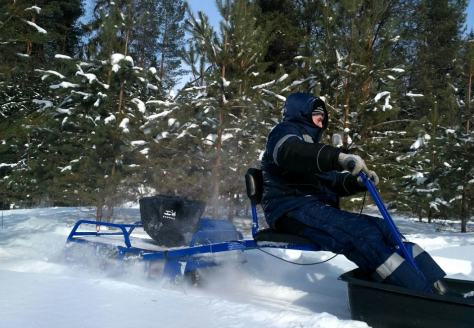 Мотобуксировщик толкач Альбатрос-XL8 с модулем. Без фары, склизы в Батайске