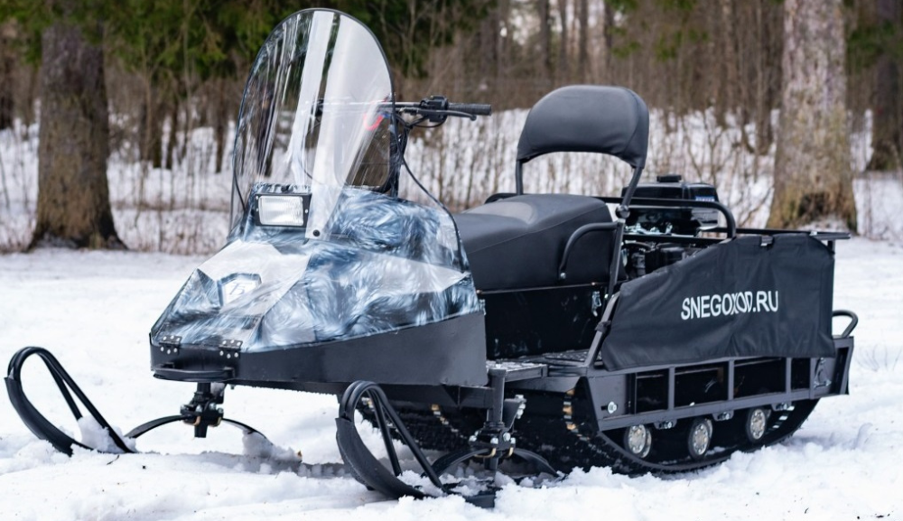 Миниснегоход Бурлак Егерь Экспедитор 15 л.с. , реверс, тормоз, капот белый в Батайске