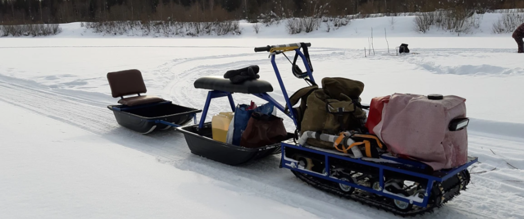 Мотобуксировщик Альбатрос-L 8 с фарой в Батайске