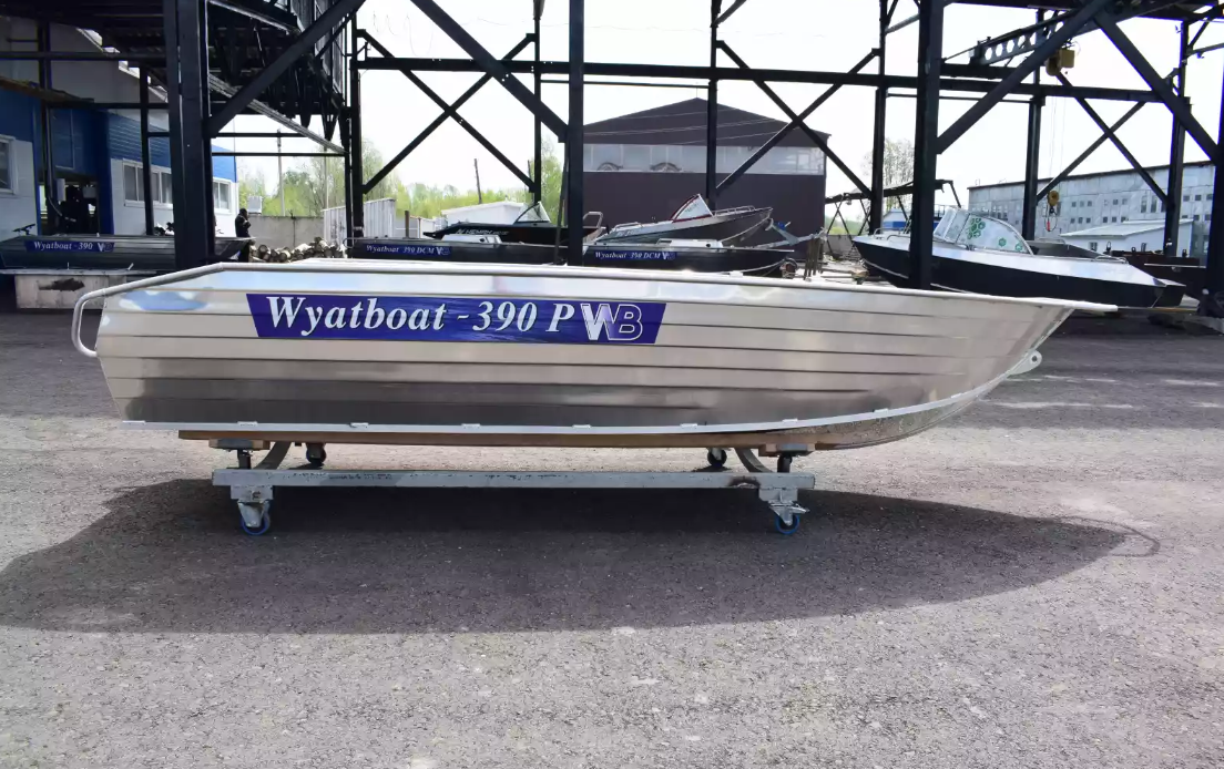 Алюминиевая лодка Wyatboat-390Р Увеличенный борт в Батайске