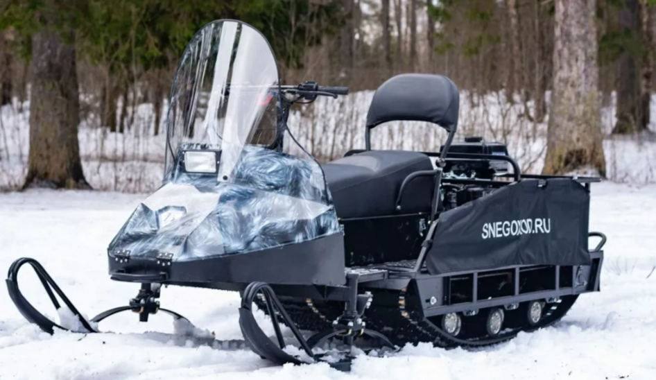 Миниснегоход Егерь Экспедитор 20 л.с. , реверс, тормоз, капот белый в Батайске