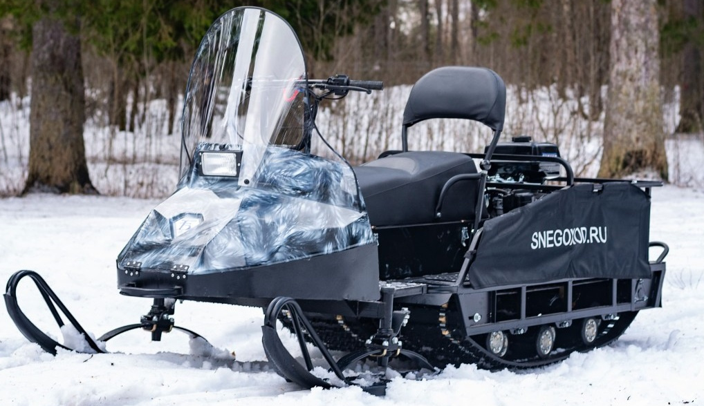 Миниснегоход Бурлак Егерь Экспедитор 15 л.с. , реверс, тормоз, капот белый в Батайске