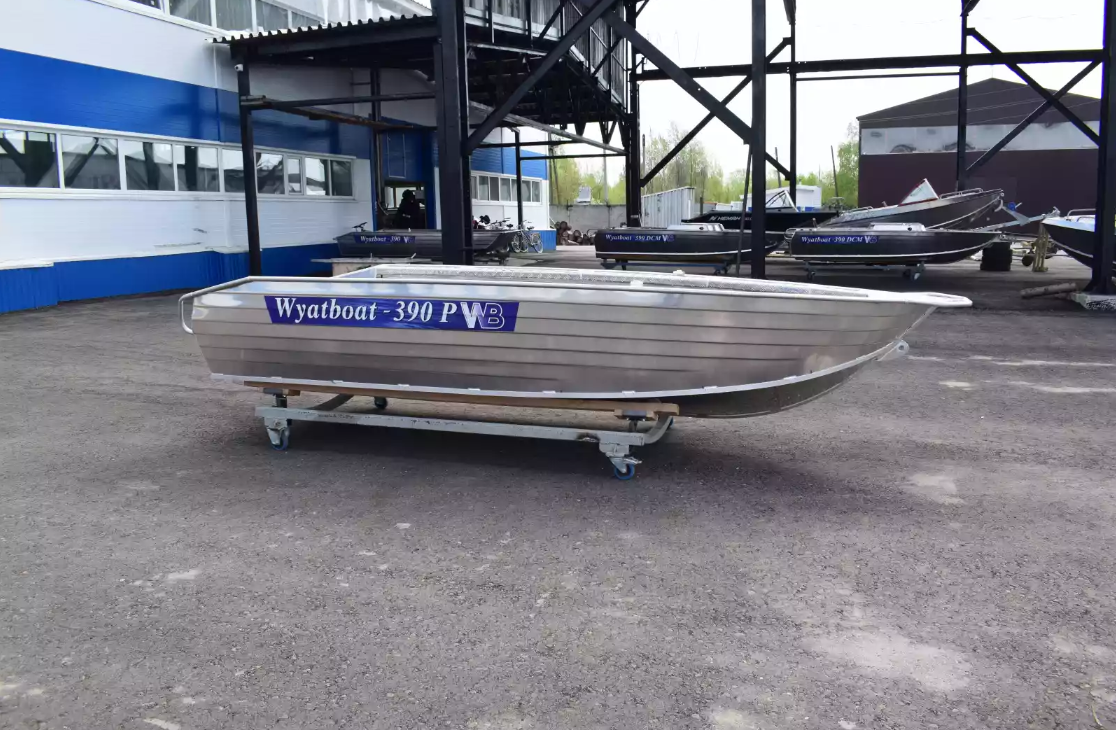 Алюминиевая лодка Wyatboat-390Р Увеличенный борт в Батайске