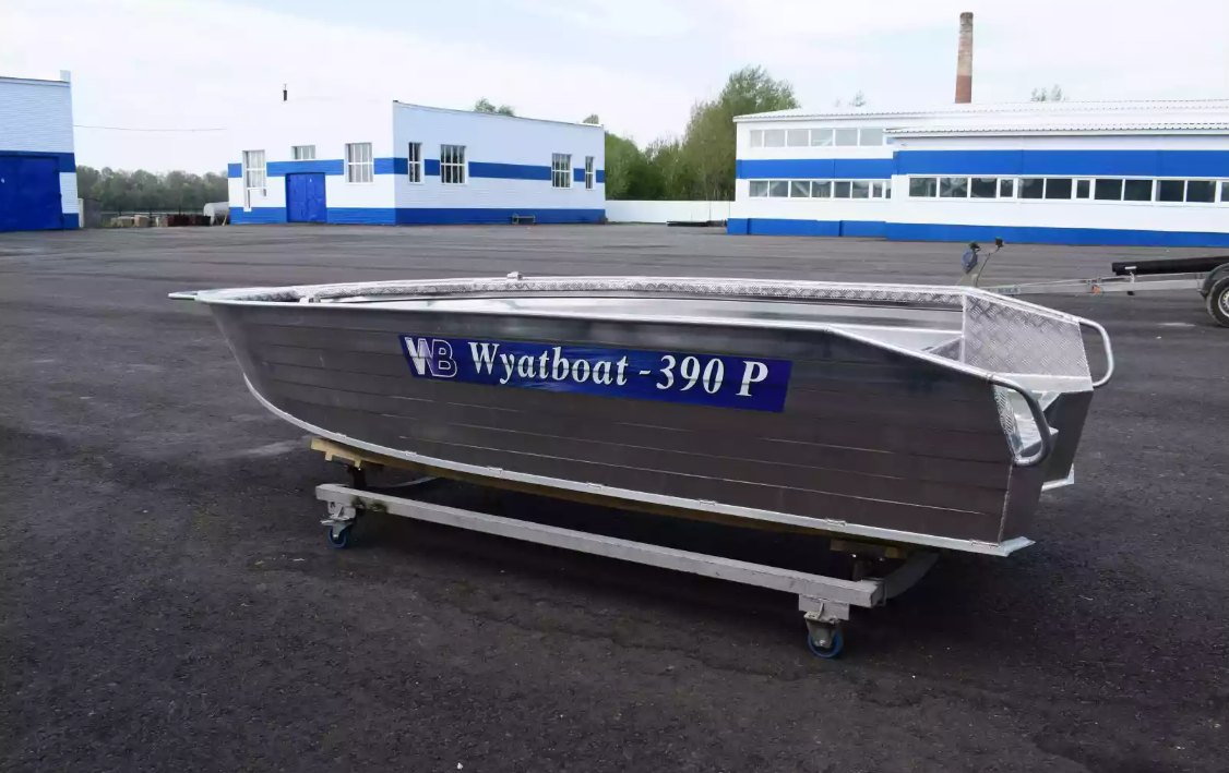 Алюминиевая лодка Wyatboat-390Р Увеличенный борт в Батайске