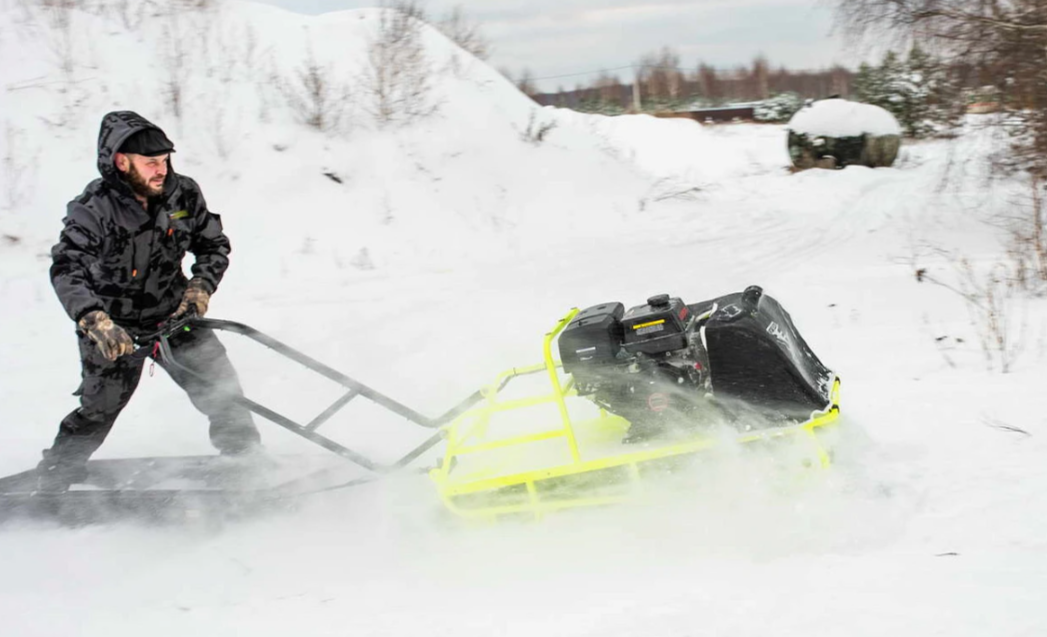 Мотобуксировщик Бурлак ХОЗЯИН-1 (капот ткань) в Батайске