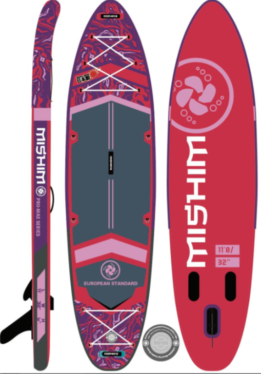 SUP (САП) Доска MISHIMO PRO-MAX Viva Magenta 10.8’ (330см) в Батайске