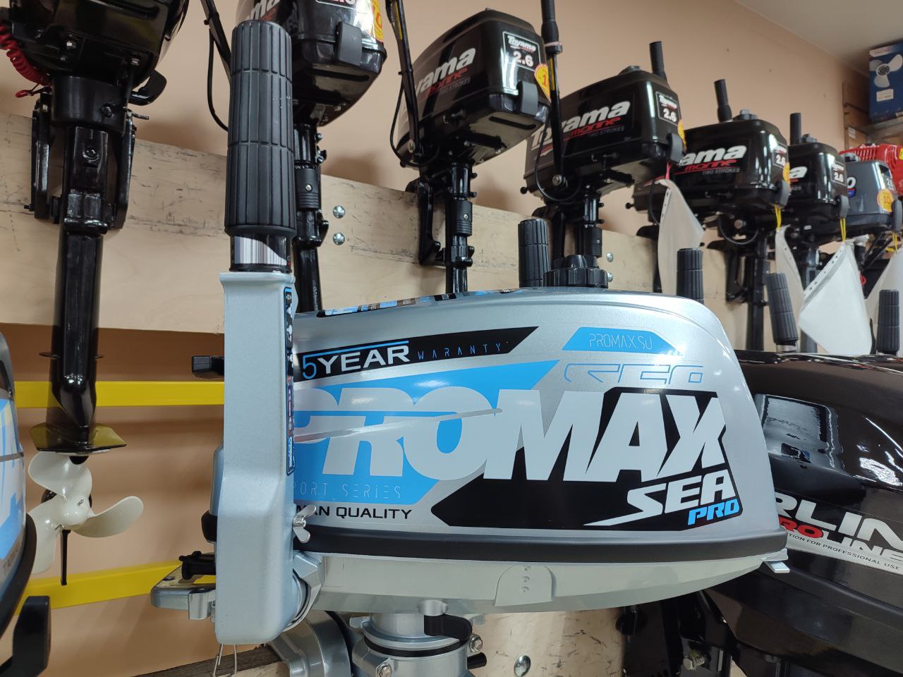 Лодочный мотор PROMAX SP5FHS (внешний бак 12 л) в Батайске
