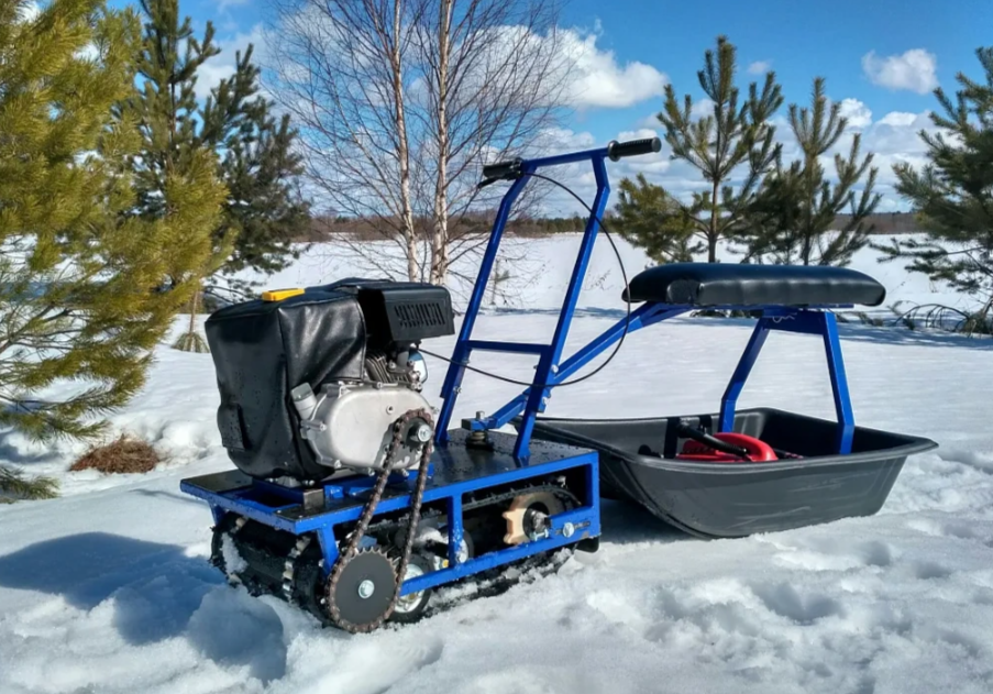 Мини-мотобуксировщик Альбатрос-М с фарой в Батайске