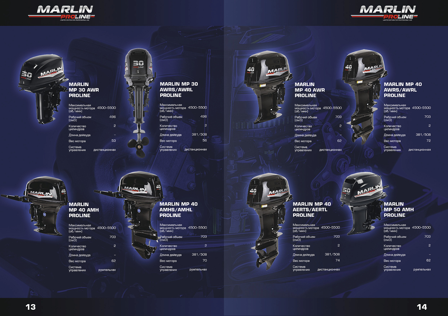 Лодочный мотор MARLIN PROLINE MP 9.9 (20) AMHS FORCE в Батайске