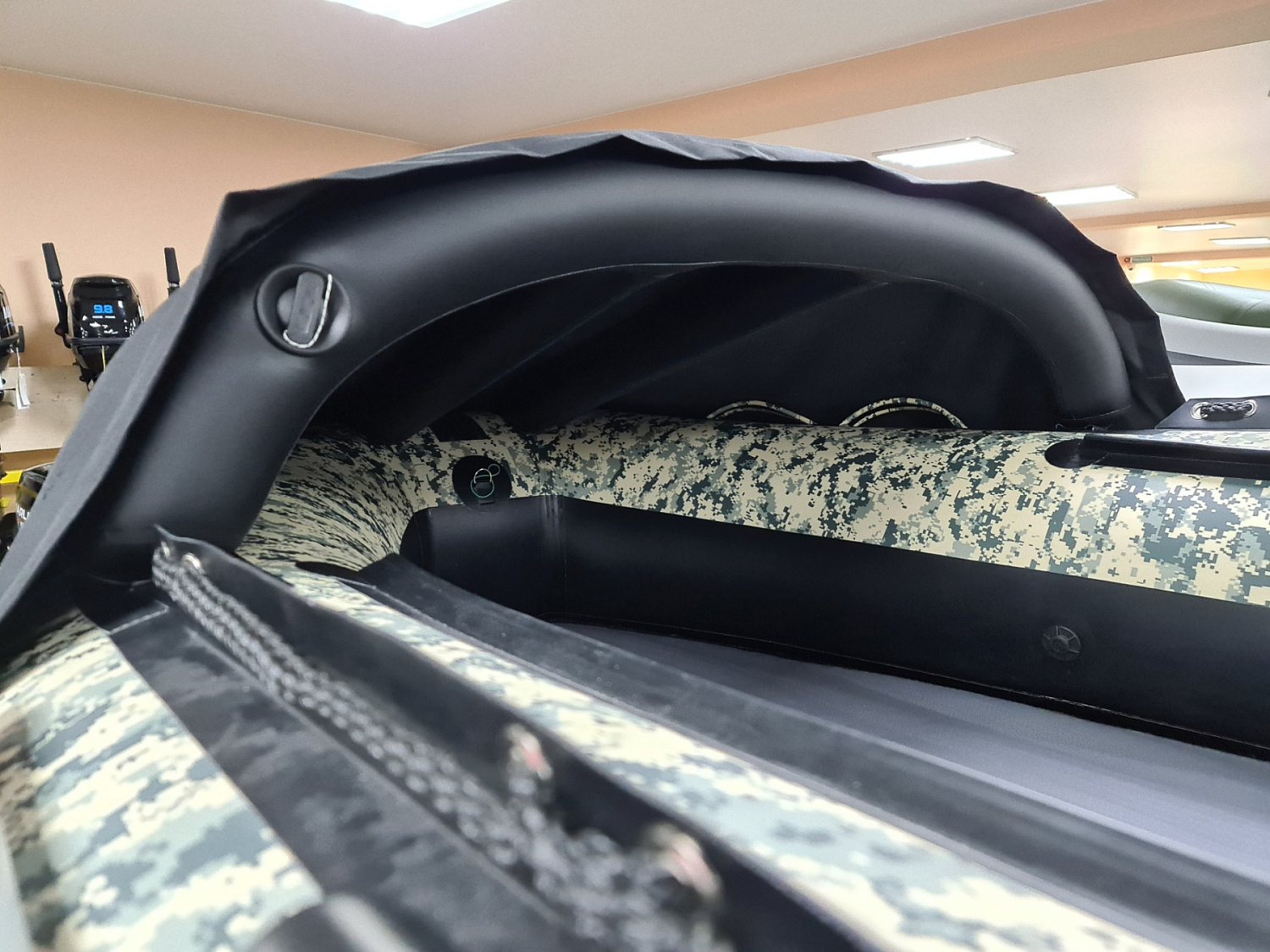 КОМПЛЕКТ НОСОВОГО ТЕНТА К ЛОДКЕ SMARINE AIR MAX 380 ЧЕРНЫЙ в Батайске