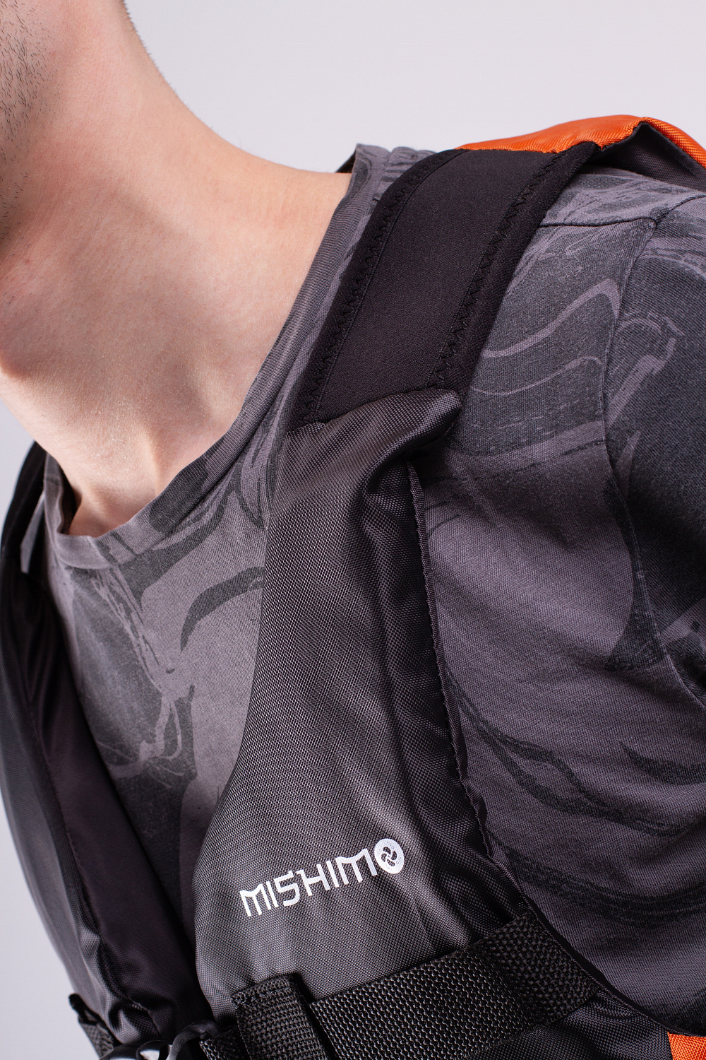 Жилет спасательный MISHIMO PRO Премиум качества Черно-оранжевый в Батайске