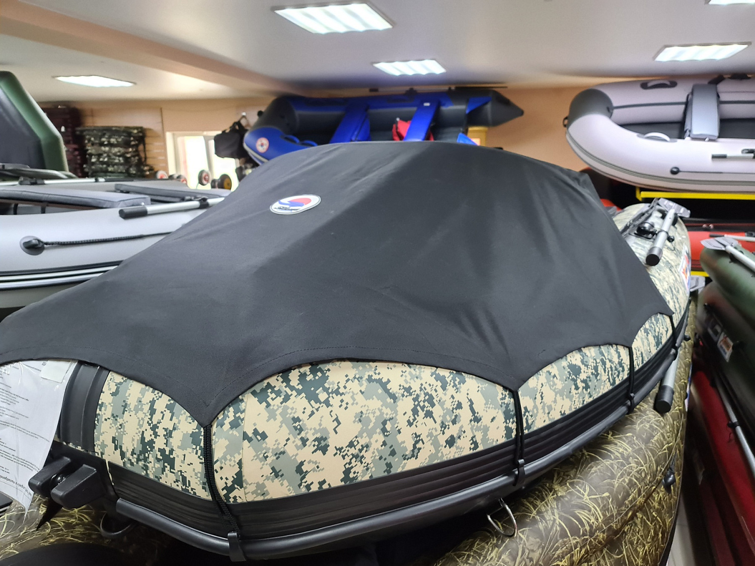 КОМПЛЕКТ НОСОВОГО ТЕНТА К ЛОДКЕ SMARINE AIR MAX 380 ЧЕРНЫЙ в Батайске